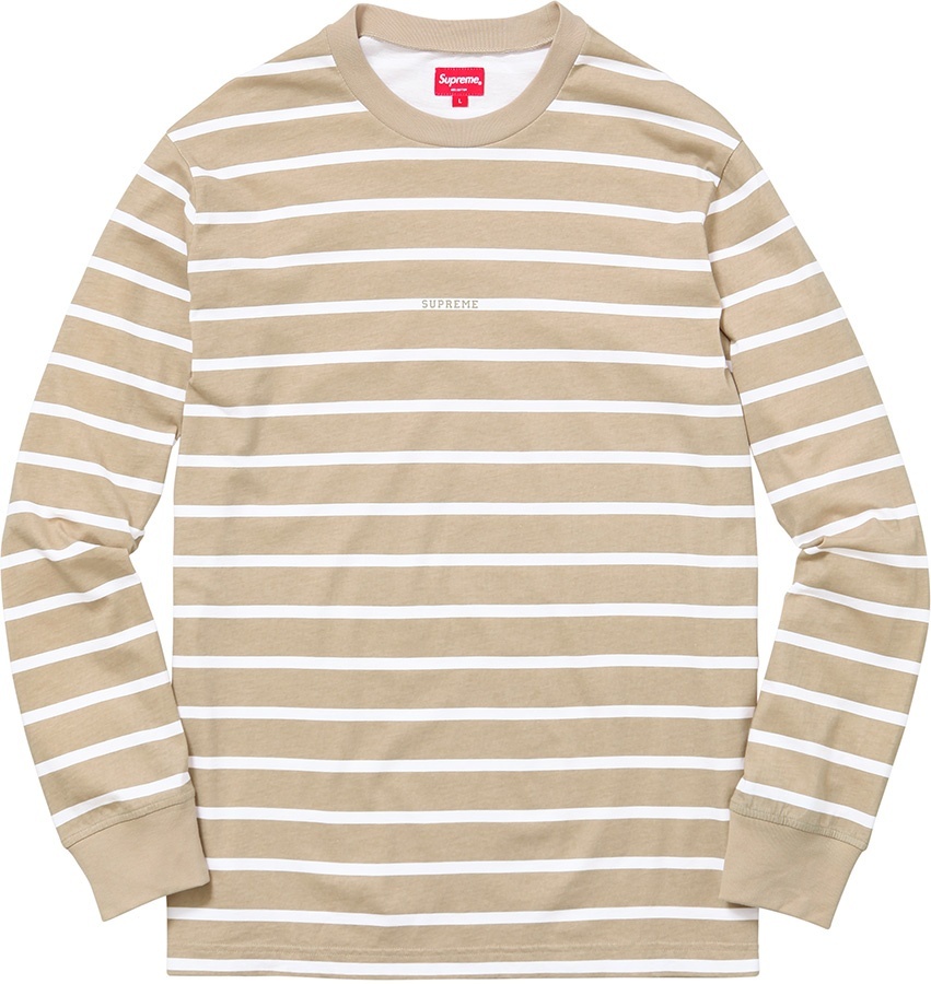 Printed Stripe L/S Top view 2